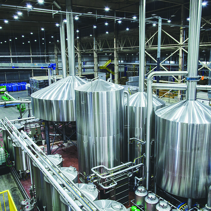 factory craft beer brewing equipment
